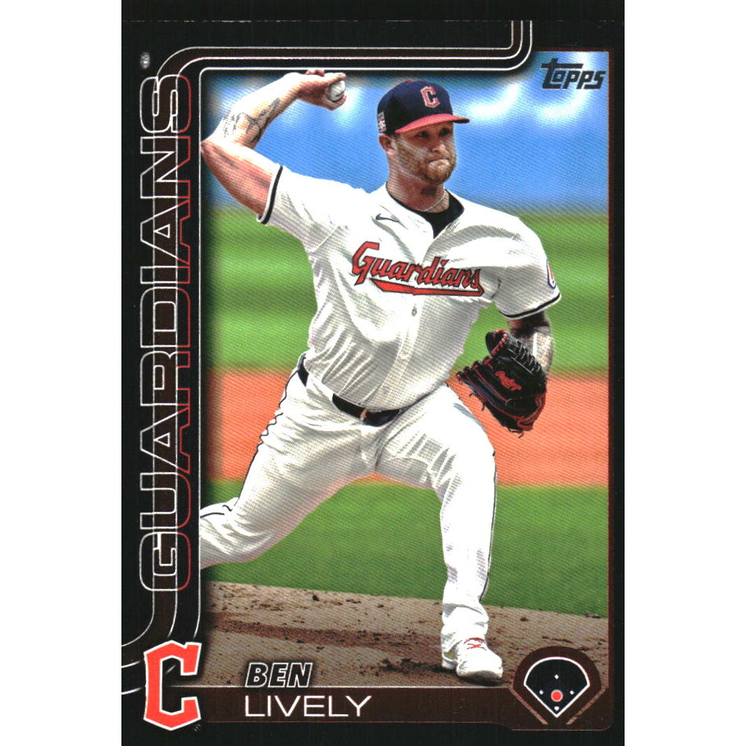 2025 Topps Black #532 Ben Lively. rookie card picture