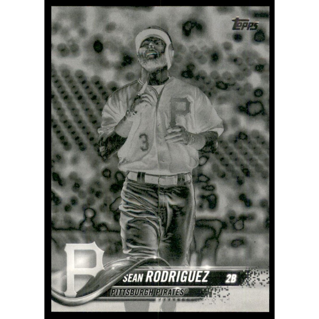2018 Topps Update Black and White Negative #US108 Sean Rodriguez. rookie card picture