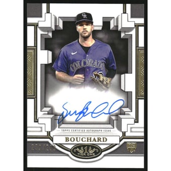2023 Topps Tier One Break Out Autographs #BOASB1 Sean Bouchard/299