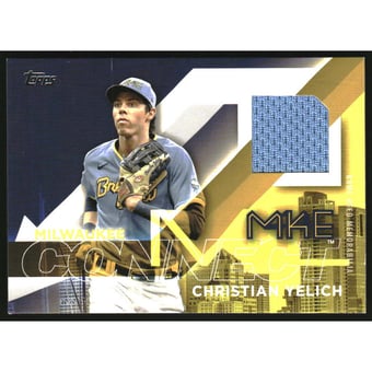 2024 Topps City Connection Swatch Collection #CC2CY Christian Yelich S2