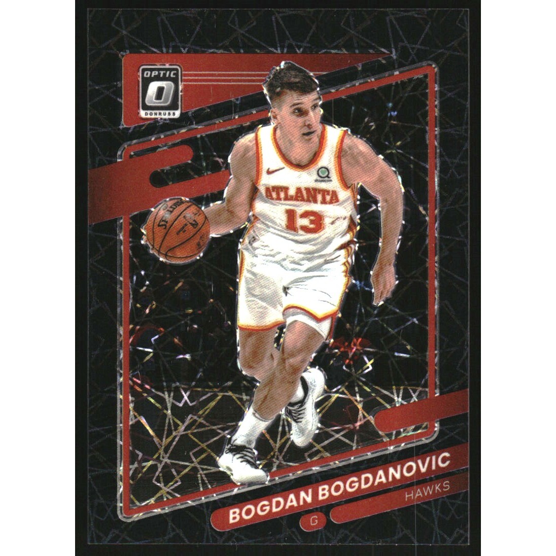 2021-22 Donruss Optic Black Velocity #32 Bogdan Bogdanovic