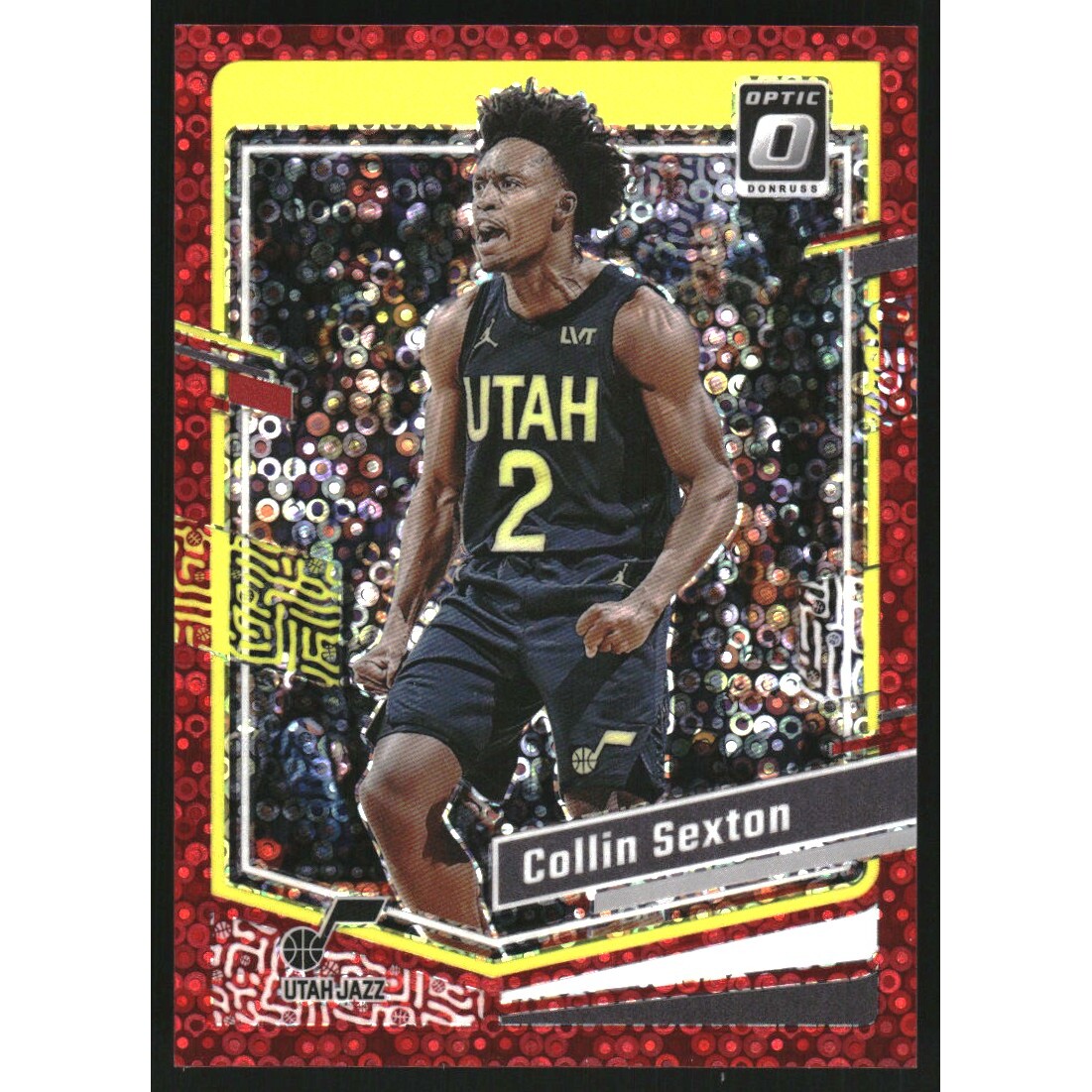 2023-24 Donruss Optic Fast Break Red #91 Collin Sexton