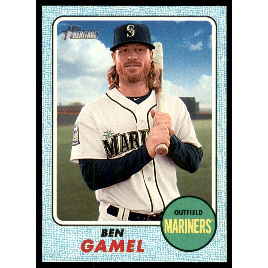 2017 Topps Heritage Blue #637 Ben Gamel