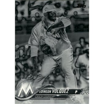 2018 Topps Black and White Negative #22 Edinson Volquez