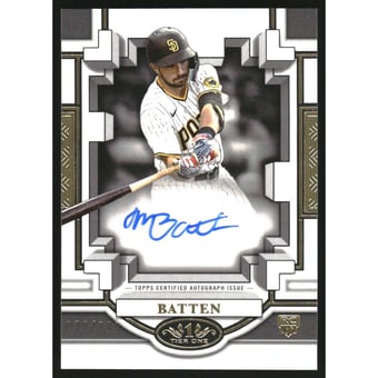2023 Topps Tier One Break Out Autographs #BOAMB2 Matthew Batten/299