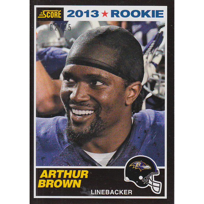 2013 Score Black #338 Arthur Brown 2013 Score Black #338 Arthur Brown