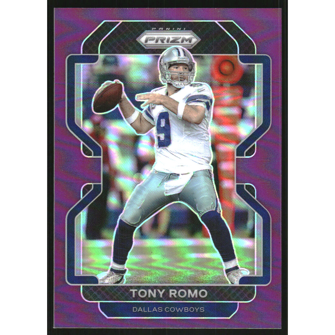 2021 Panini Prizm Prizms Purple #247 Tony Romo