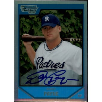 2007 Bowman Chrome Draft Draft Picks Refractors #BDPP139 Danny Payne AU