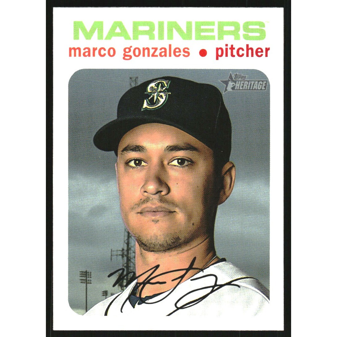 2020 Topps Heritage White Border #94 Marco Gonzales