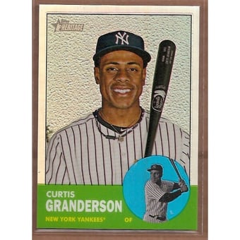 2012 Topps Heritage Chrome Refractors #HP7 Curtis Granderson