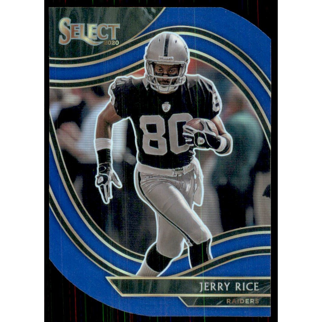 2020 Select Prizm Blue Die Cut #320 Jerry Rice