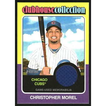 2024 Topps Heritage Clubhouse Collection Relics #CCRCMO Christopher Morel