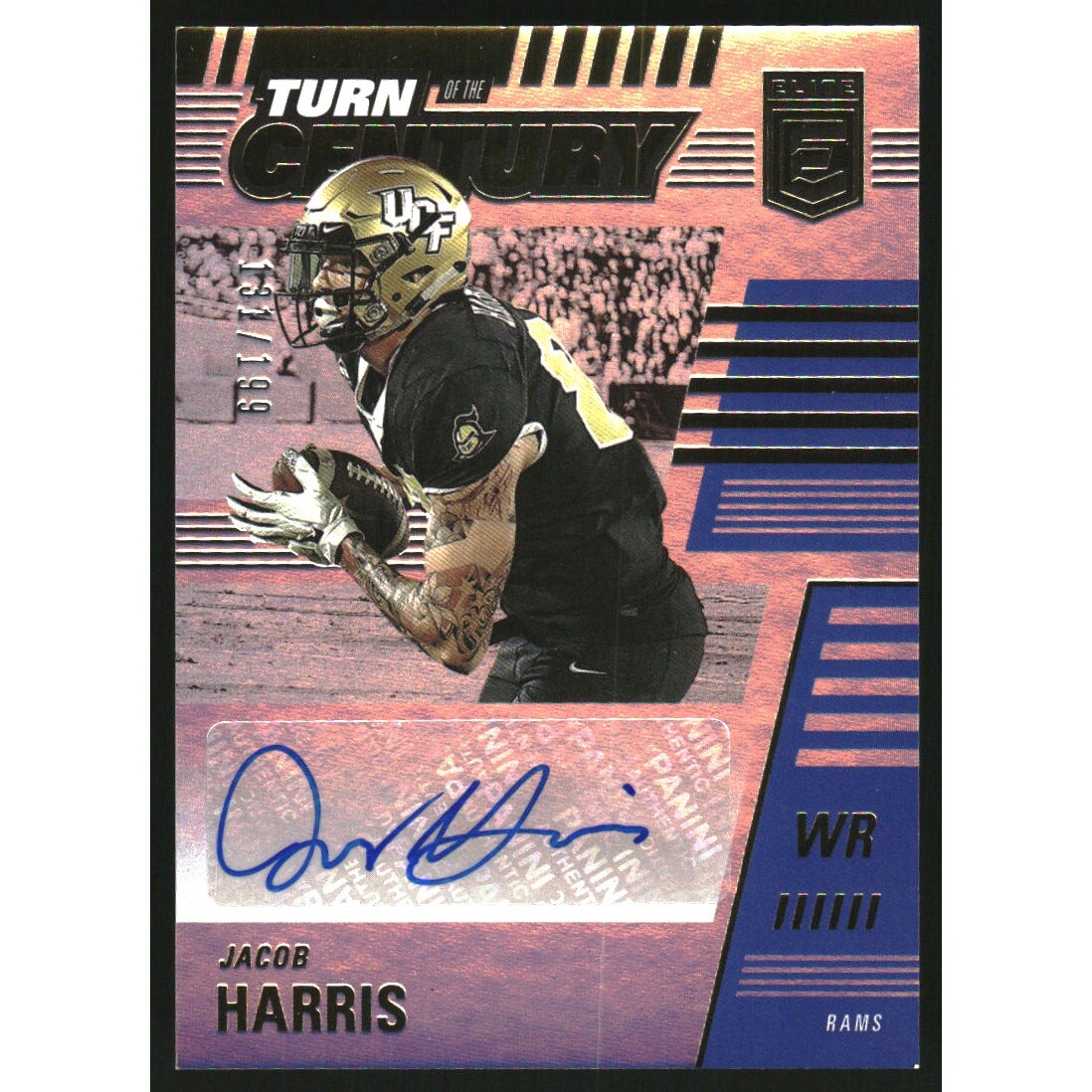 2021 Elite Turn of the Century Autographs #45 Jacob Harris/199