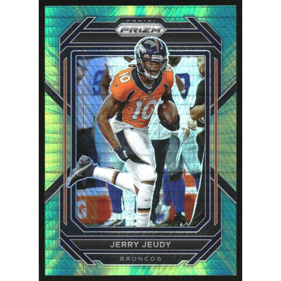 2022 Panini Prizm Prizms Hyper #89 Jerry Jeudy