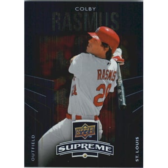 2010 Upper Deck Supreme Blue #S42 Colby Rasmus