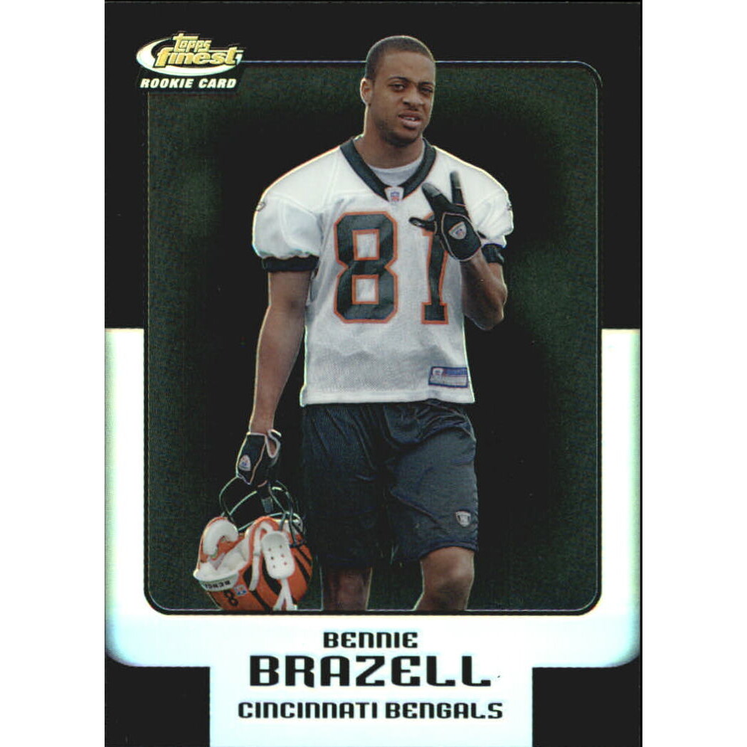 2006 Finest Black Refractors #113 Bennie Brazell