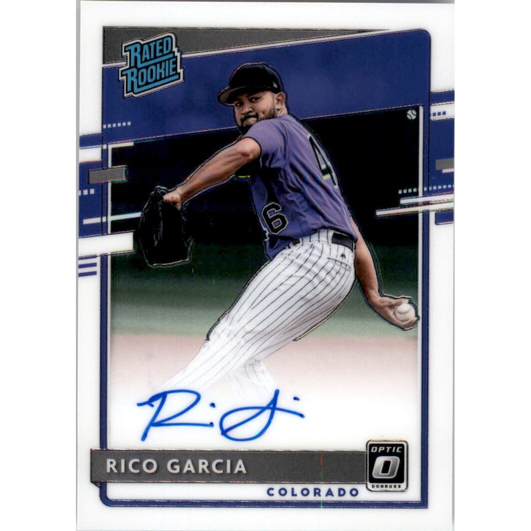 2020 Donruss Optic Rated Rookies Signatures #41 Rico Garcia 2020 Donruss Optic Rated Rookies Signatures #41 Rico Garcia