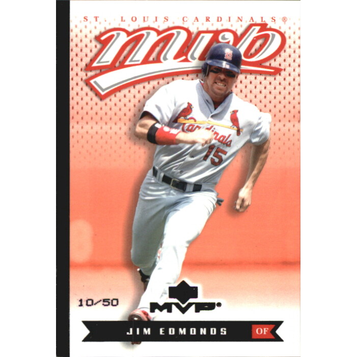 2003 Upper Deck MVP Black #194 Jim Edmonds