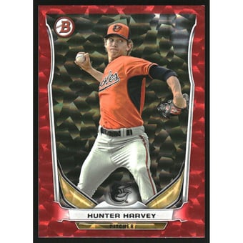 2014 Bowman Draft Top Prospects Red #TP27 Hunter Harvey