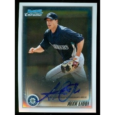2010 Bowman Chrome Prospects #BCP182B Alex Liddi AU