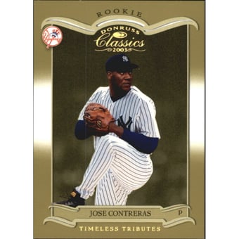 2003 Donruss Classics Timeless Tributes #179 Jose Contreras ROO