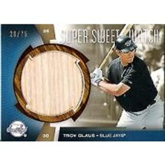 2006 Sweet Spot Super Sweet Swatch Gold #SWTG Troy Glaus Bat