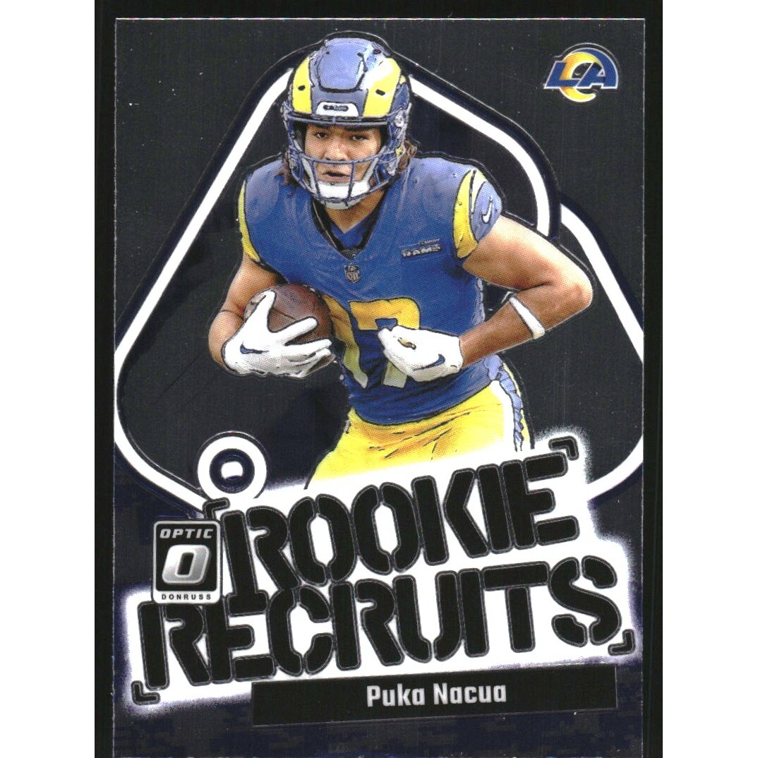 2023 Donruss Optic Rookie Recruits #13 Puka Nacua. rookie card picture
