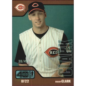 2002 Upper Deck 40-Man Electric Rainbow #969 Brady Clark