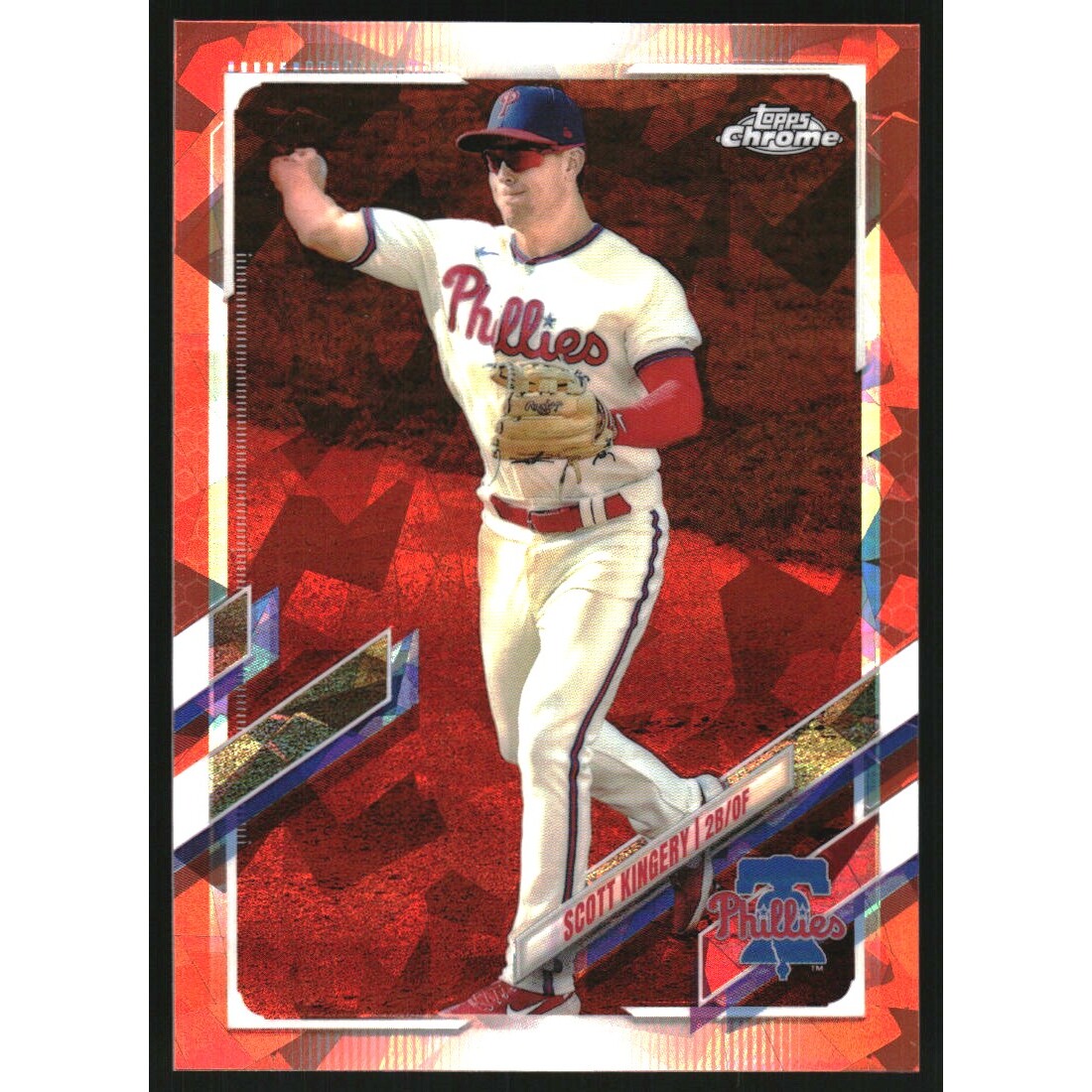 2021 Topps Chrome Sapphire Orange Refractors #464 Scott Kingery