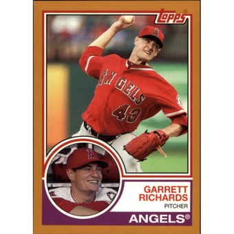 2015 Topps Archives Gold #245 Garrett Richards