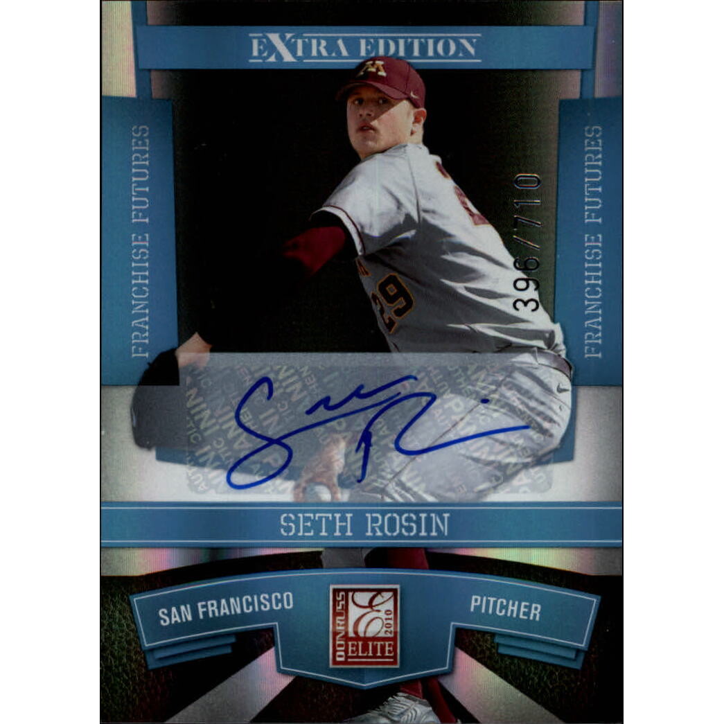 2010 Donruss Elite Extra Edition Franchise Futures Signatures #17 Seth Rosin/710. rookie card picture