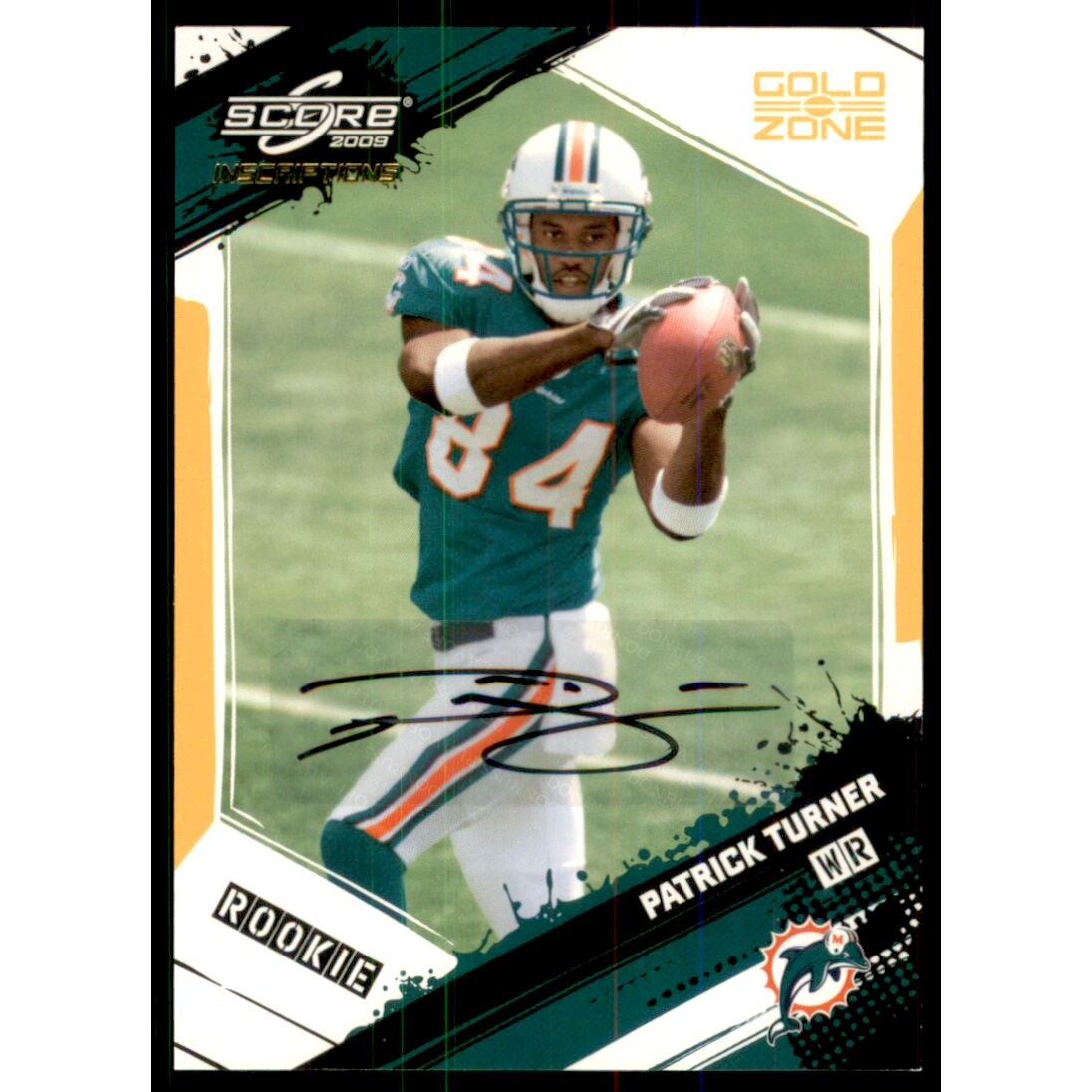 2009 Score Inscriptions Autographs Gold Zone #382 Patrick Turner/50