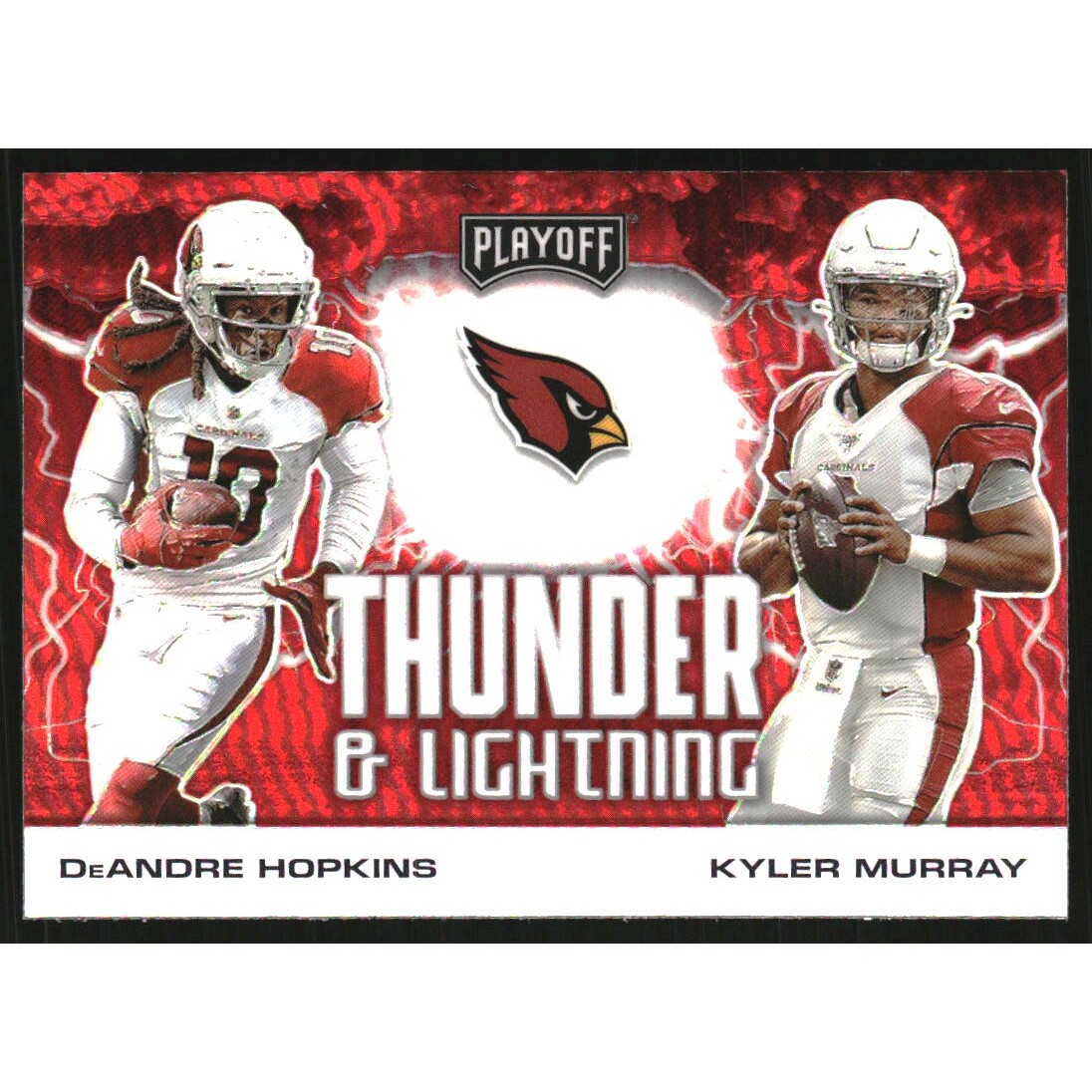 2020 Playoff Thunder and Lightning Red #8 DeAndre Hopkins/Kyler Murray