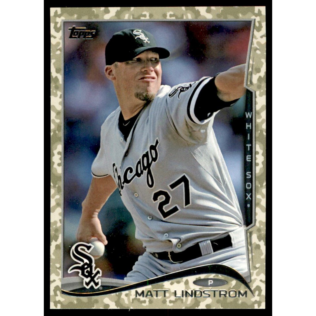 2014 Topps Camo #102 Matt Lindstrom. rookie card picture