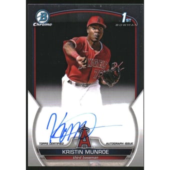 2023 Bowman Chrome Prospect Autographs #CPAKME Kristin Munroe