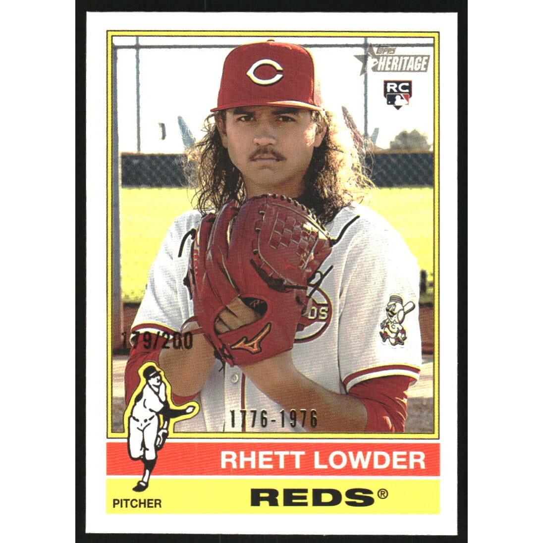 2025 Topps Heritage Bicentennial #181 Rhett Lowder