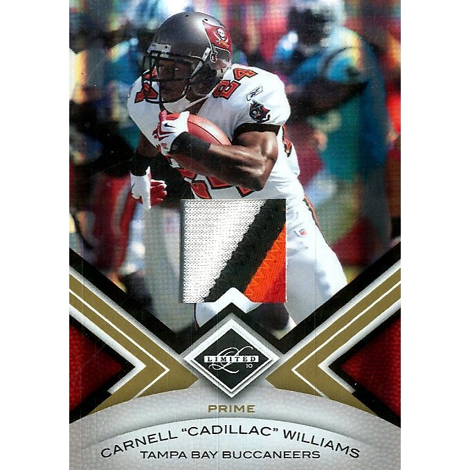 2010 Limited Threads Prime #91 Cadillac Williams/50