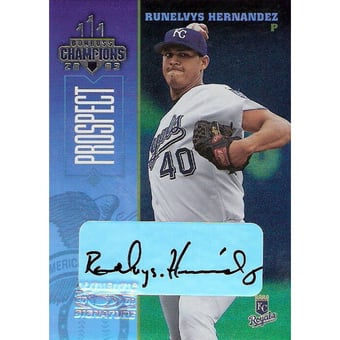 2003 Donruss Champions Autographs #134 Runelvys Hernandez/400