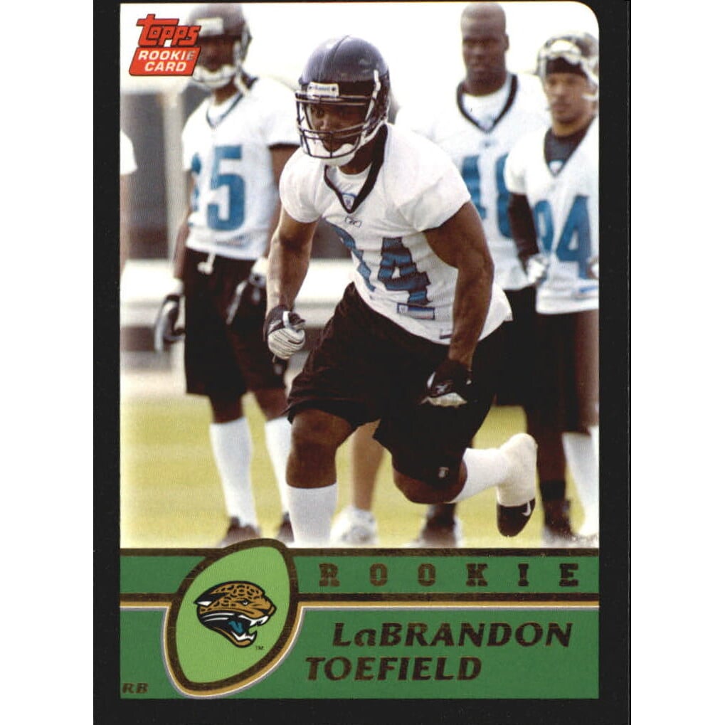 2003 Topps Black #353 LaBrandon Toefield. rookie card picture