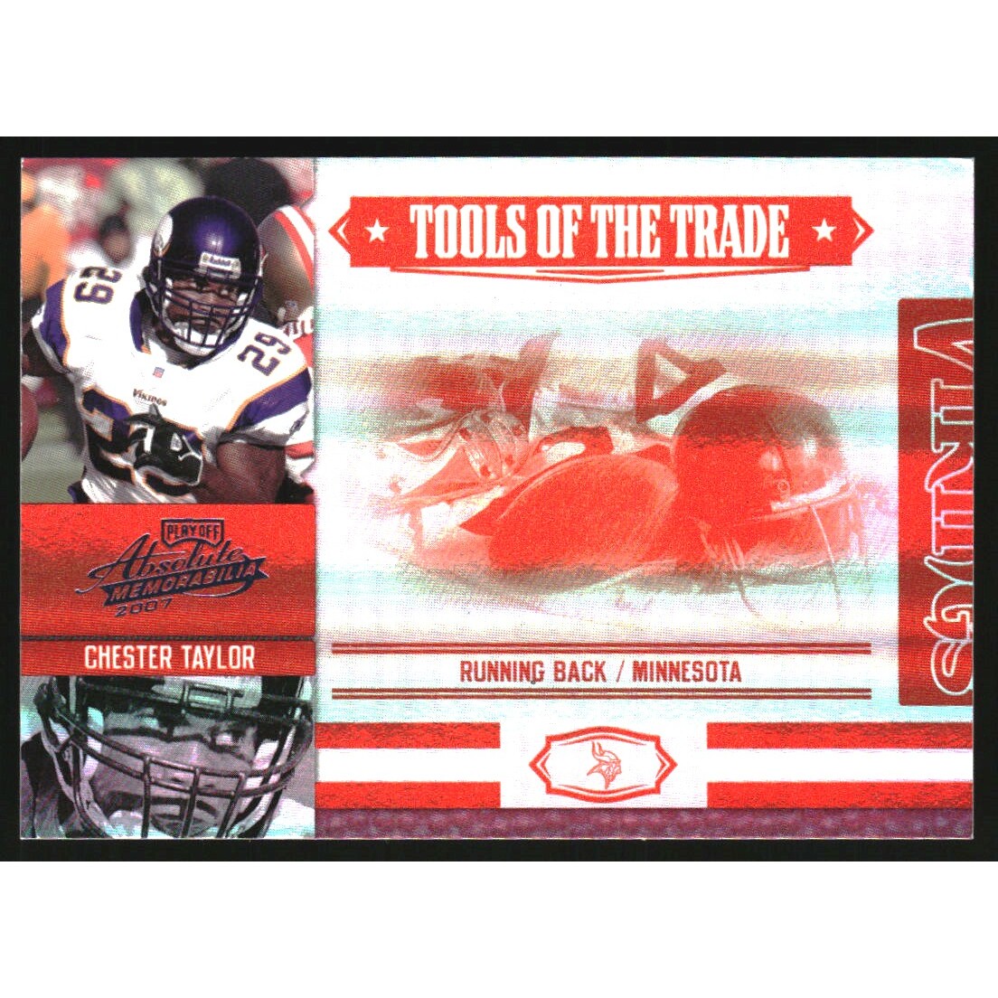 2007 Absolute Memorabilia Tools of the Trade Red Spectrum #38 Chester Taylor