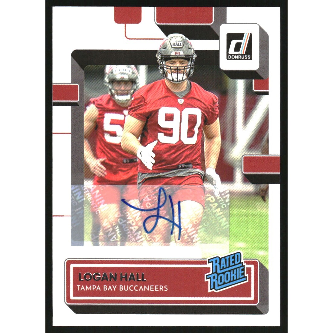 2022 Donruss Rated Rookies Autographs #364 Logan Hall