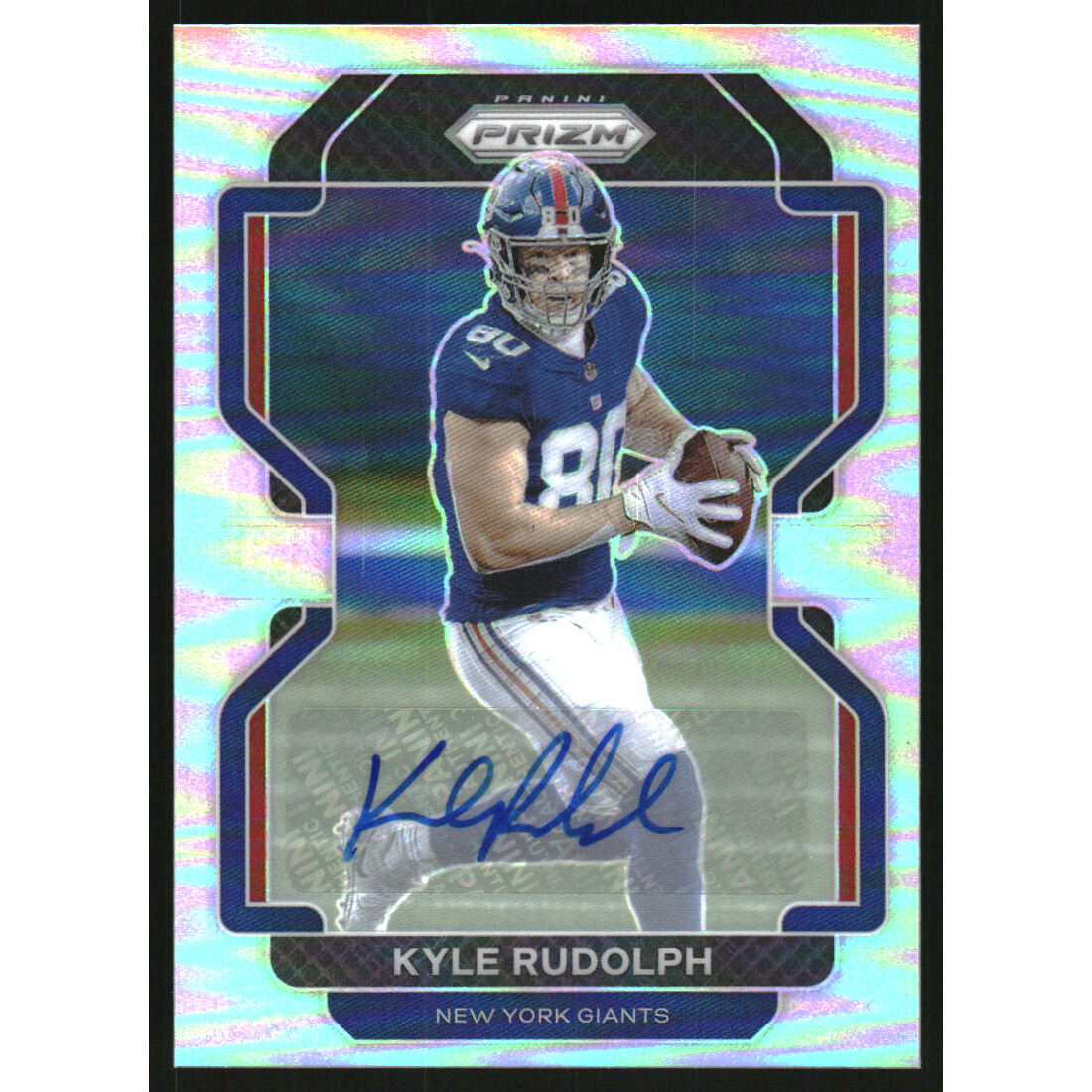 2021 Panini Prizm Autographs Prizms #230 Kyle Rudolph. rookie card picture