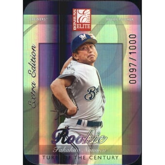 2002 Donruss Elite Turn of the Century #211 Takahito Nomura/75*