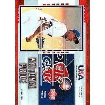 2004 Upper Deck National Pride Jersey 1 #42 Rickie Weeks SP