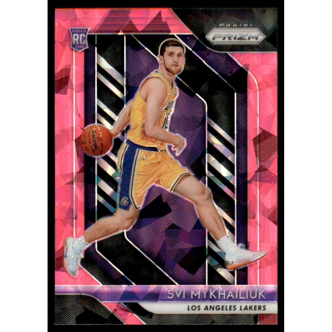 2018-19 Panini Prizm Prizms Pink Ice #274 Svi Mykhailiuk