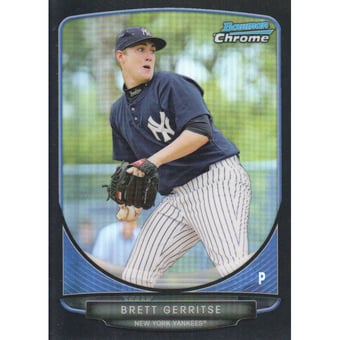 2013 Bowman Chrome Prospects Black Refractors #BCP39 Brett Gerritse