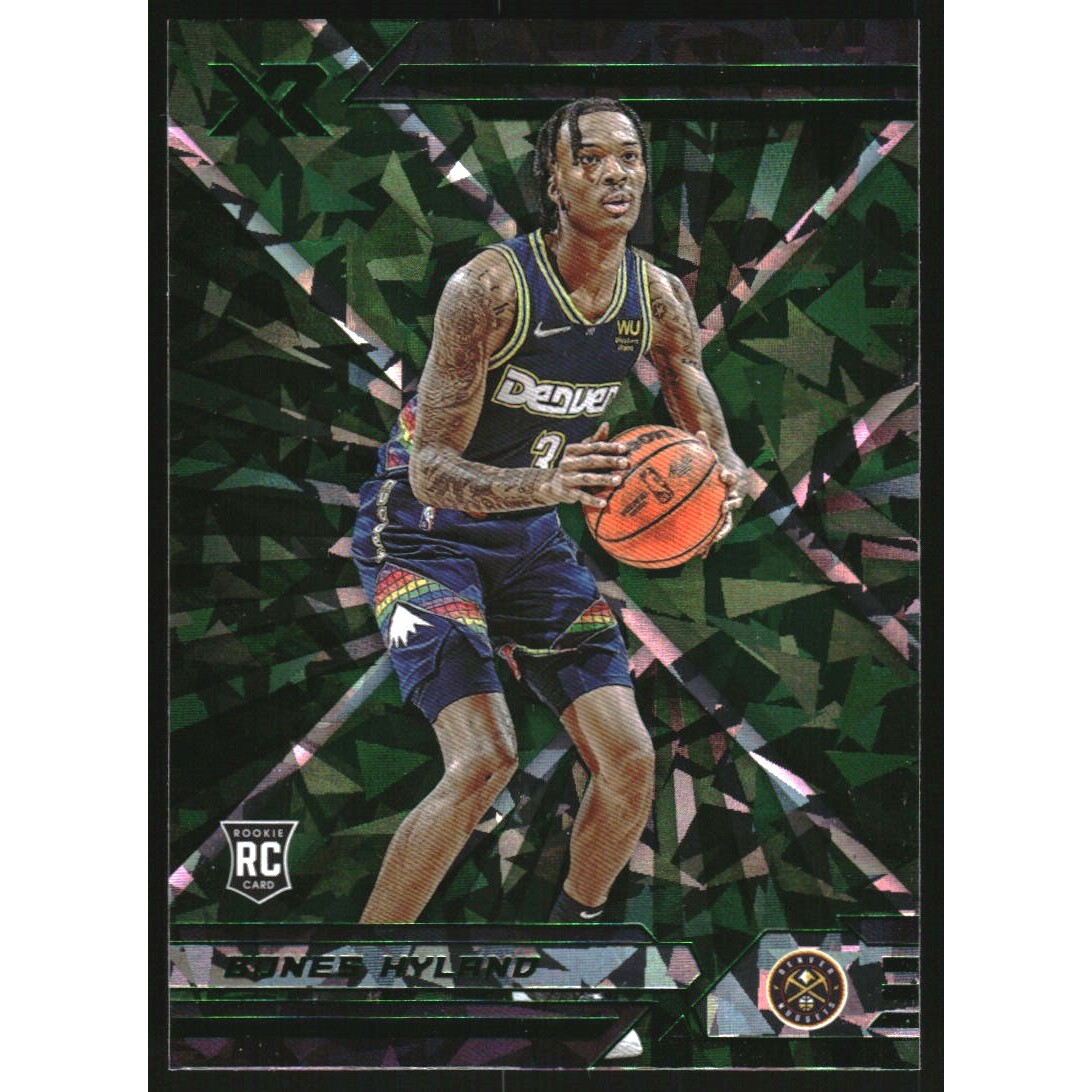 2021-22 Panini Chronicles Green Ice #374 Bones Hyland/XR