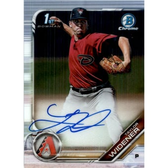 2019 Bowman Chrome Prospect Autographs #CPATW Taylor Widener