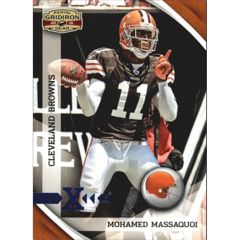 2010 Panini Gridiron Gear Platinum X's #36 Mohamed Massaquoi