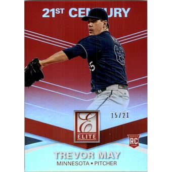 2015 Elite 21st Century Red #28 Trevor May